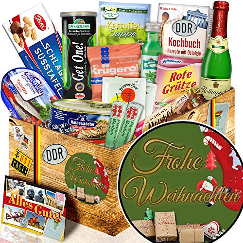 Ostprodukte-Korb zu Weihnachten