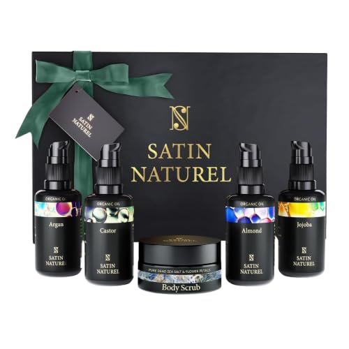 Satin Naturel Geschenkset, 5 Teile