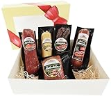 Wurstpaket Geschenk | Schinken Salami Set | Lende geräuchert Leberwurst Preiselbeeren | BBQ Rauchwurst Schlemmer Box | Wurstgeschenk für Männer & Familie