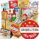 Beste Großeltern der Welt + Geschenkkorb DDR Süß + Danke Großeltern